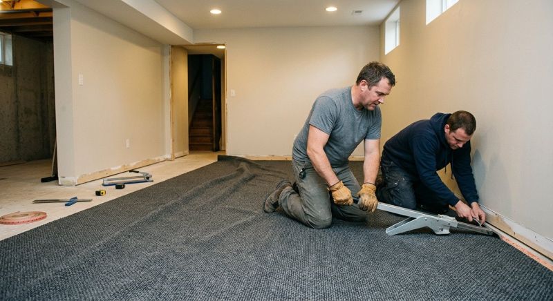 Basement Carpet Stretching in Ocean County, NJ